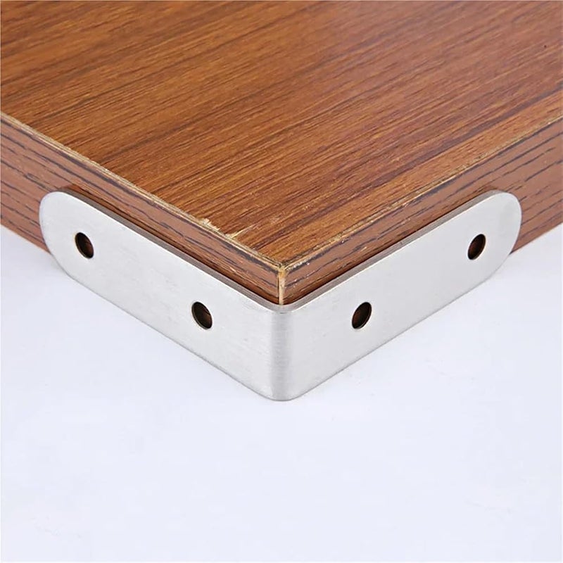 Corner Brackets 50pcs 90 Degree Angle Bracket Fasteners 20x20x16mm Furniture Hardware - Image 4