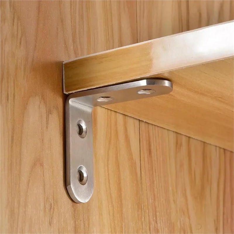 Corner Brackets 50pcs 90 Degree Angle Bracket Fasteners 20x20x16mm Furniture Hardware - Image 5