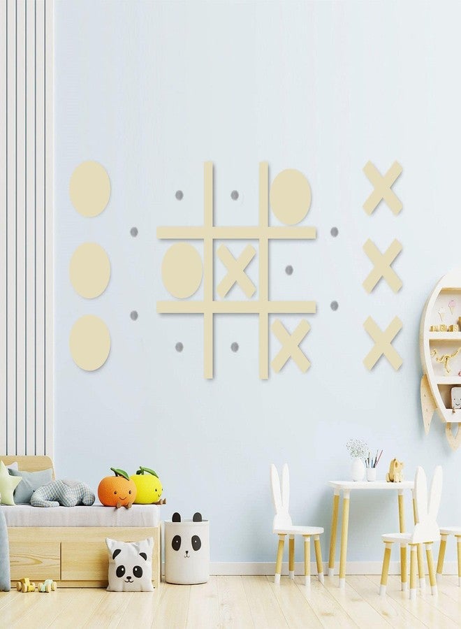 DUOLIYBC Magnetic Tic Tac Toe Wall-Mount Game, Board Games,Game Room Decor,Kids&Adults Indoor Party Game - Image 2