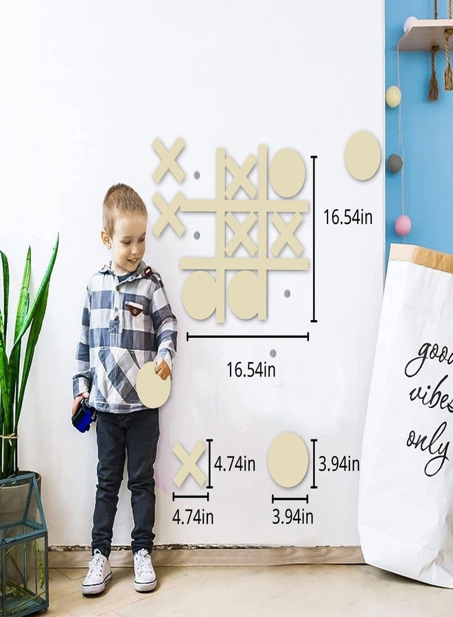 DUOLIYBC Magnetic Tic Tac Toe Wall-Mount Game, Board Games,Game Room Decor,Kids&Adults Indoor Party Game - Image 3