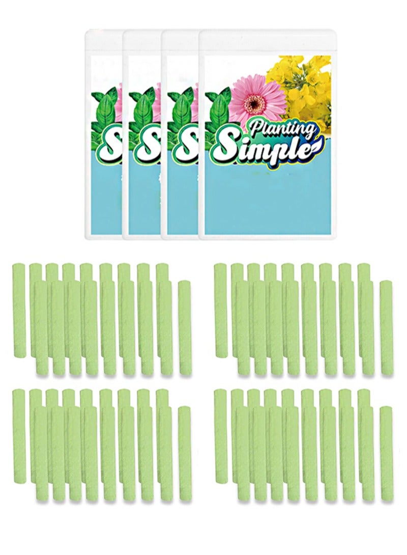 ايكانبو 72 قطعة من أوتاد النبات، طلاء بسيط، سهل الاستخدام، عصي للنباتات الداخلية، أسمدة نباتية، مسامير نباتية داخلية، أسمدة فعالة، تغذية مستمرة لعصي مغذيات الزهور - Image 1