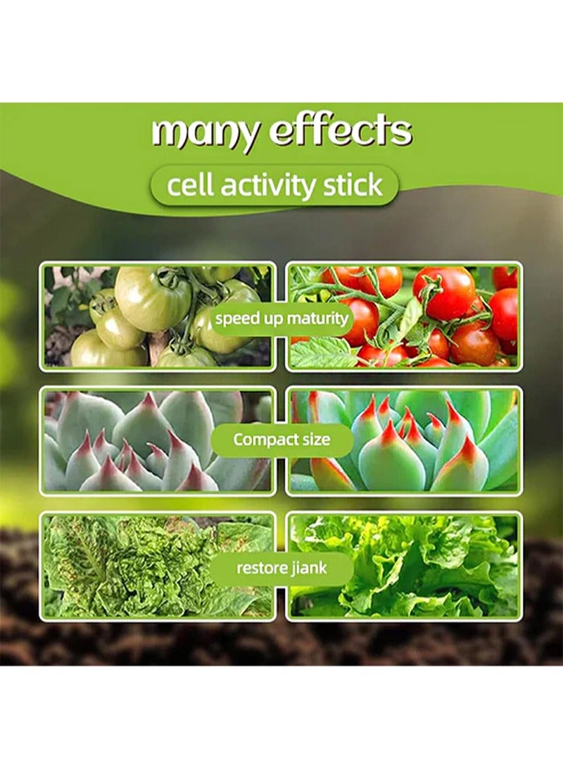 ايكانبو 72 قطعة من أوتاد النبات، طلاء بسيط، سهل الاستخدام، عصي للنباتات الداخلية، أسمدة نباتية، مسامير نباتية داخلية، أسمدة فعالة، تغذية مستمرة لعصي مغذيات الزهور - Image 4