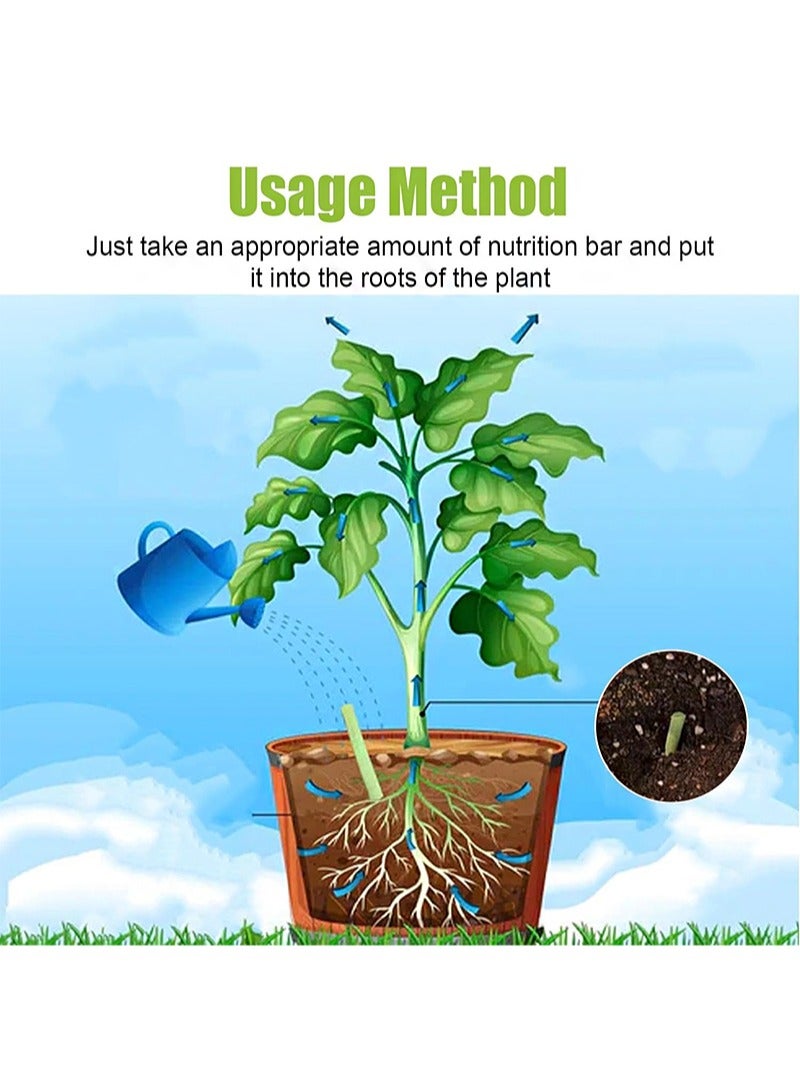 ايكانبو 72 قطعة من أوتاد النبات، طلاء بسيط، سهل الاستخدام، عصي للنباتات الداخلية، أسمدة نباتية، مسامير نباتية داخلية، أسمدة فعالة، تغذية مستمرة لعصي مغذيات الزهور - Image 2