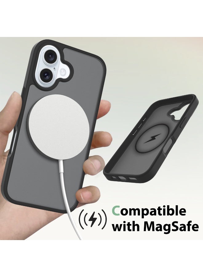 NIBEMINENT TPU Skin Feel Protection Case With Magsafe For iPhone 15 Plus, Black - Image 1