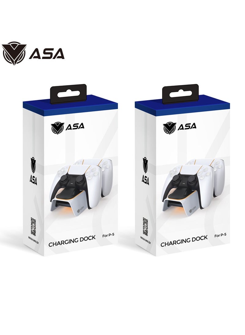 Charging Dock Station For P-5 Game Controller with LED Indicator, High Speed, Fast Charging