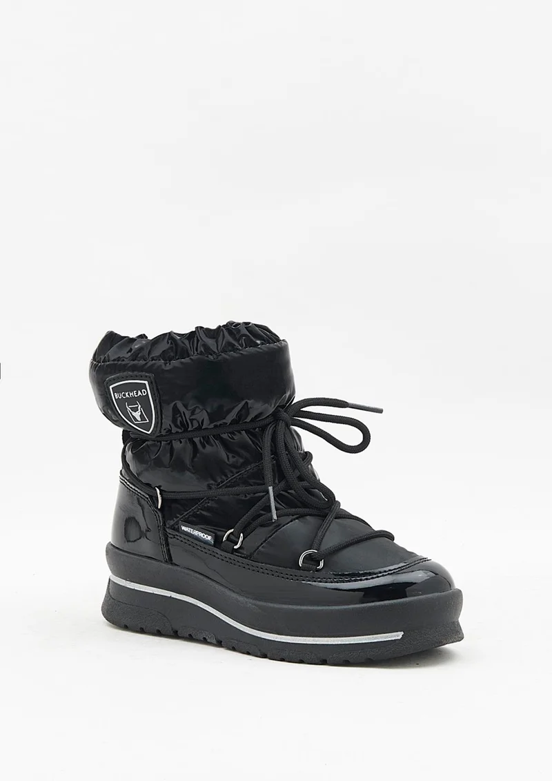 Buckhead Buck1081 Fairy Kids Black Snow Boots