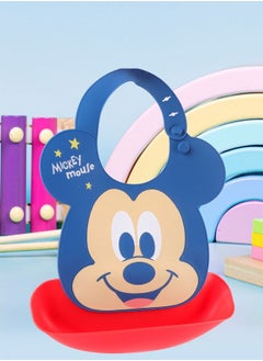 Disney Disney Kids Bib | Food Bib Featuring Favorite Disney Characters | Stain-Resistant and Easy to Clean Bib | Colorful Feeding Bib for Kids from Disney for a Fun Eating Experience | Bib with Attractive and Beloved Designs for Children | Original Disney Bib to Protect Kids' Clothes | Silicone Bib for Kids | Plastic Bib for Infants | Waterproof Kids Food Bib | Silicone Food Bib for Children  - Image 1
