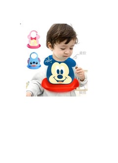 Disney Disney Kids Bib | Food Bib Featuring Favorite Disney Characters | Stain-Resistant and Easy to Clean Bib | Colorful Feeding Bib for Kids from Disney for a Fun Eating Experience | Bib with Attractive and Beloved Designs for Children | Original Disney Bib to Protect Kids' Clothes | Silicone Bib for Kids | Plastic Bib for Infants | Waterproof Kids Food Bib | Silicone Food Bib for Children  - Image 5
