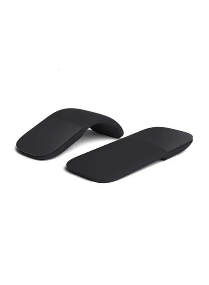Bluetooth Curved Touch Mouse, Portable Wireless Foldable Mouse, Without USB Nano Receiver, Ergonomic Mini Optical Computer Mouse for Laptop Tablet Smartphone - Image 1