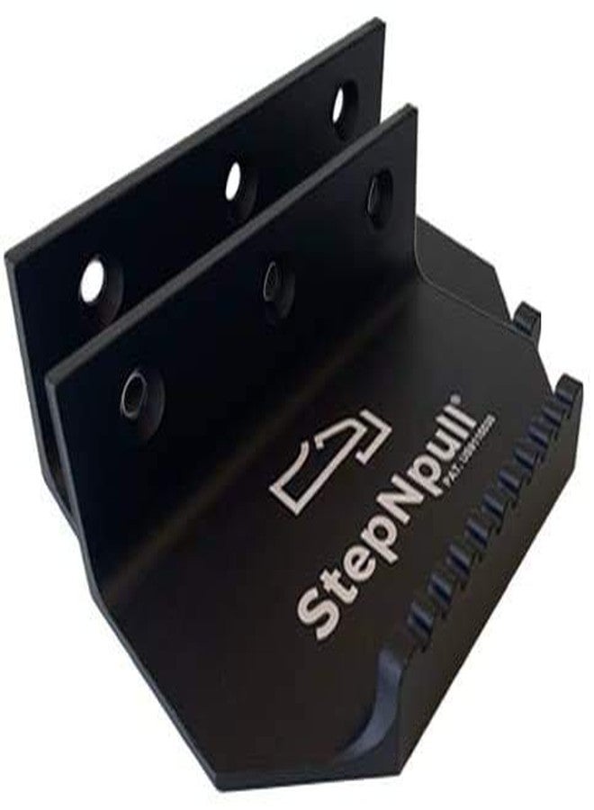 StepNpull Hands Free Door Opener - 2pk No Touch Door Foot Pull & Commercial Touchless Door Opener Tools for Bathroom (Black - 2 Count) - Image 1