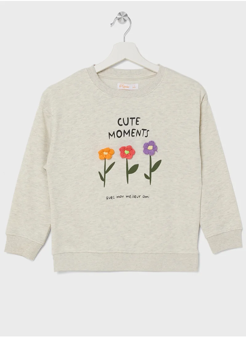 ريبلز مع نمشي Girls Sweatshirts