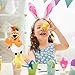 Easfan Chicken Hand Puppet Plush Animal Toy with Movable Mouth for Role Play Storytelling Preschool Teaching Birthday Gifts for Kids Boys Girls 11 - Image 4