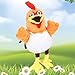 Easfan Chicken Hand Puppet Plush Animal Toy with Movable Mouth for Role Play Storytelling Preschool Teaching Birthday Gifts for Kids Boys Girls 11 - Image 2