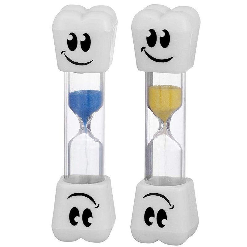 Rhode Island Novelty Smile Tooth 2 Minute Sand Timer Assorted Colors (2 Pack) - Image 2