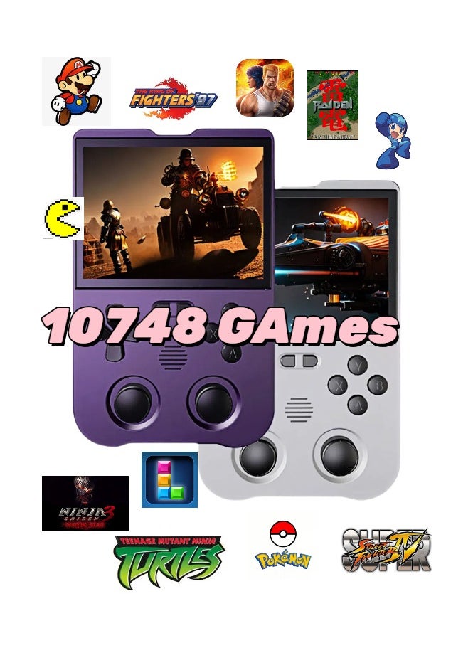 Generic XU10 Retro Handheld Game Console – 3.5” IPS, 8000 Preloaded Games, 64GB, 12 Languages (Arabic Support), Kids & Adults  - Image 1