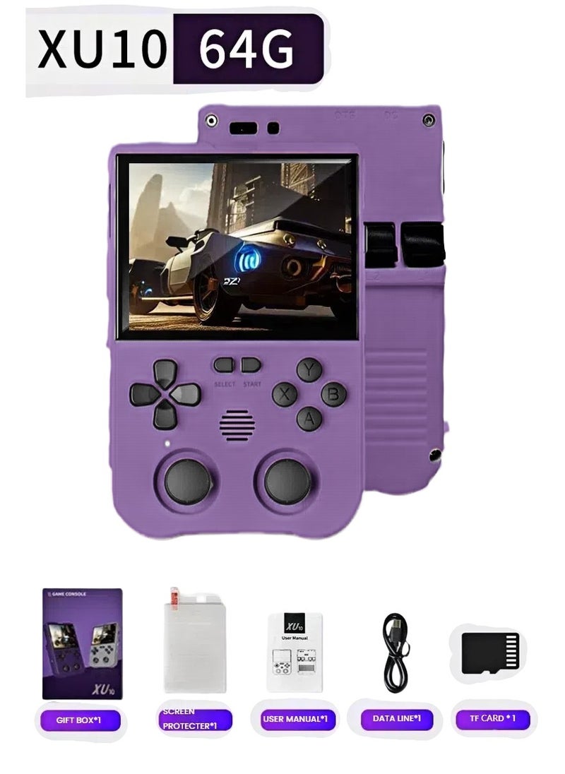 Generic XU10 Retro Handheld Game Console – 3.5” IPS, 8000 Preloaded Games, 64GB, 12 Languages (Arabic Support), Kids & Adults  - Image 2