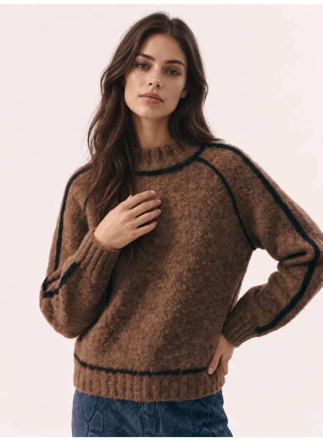Vero Moda Fatine Long Sleeve Highneck Pullover Sweater