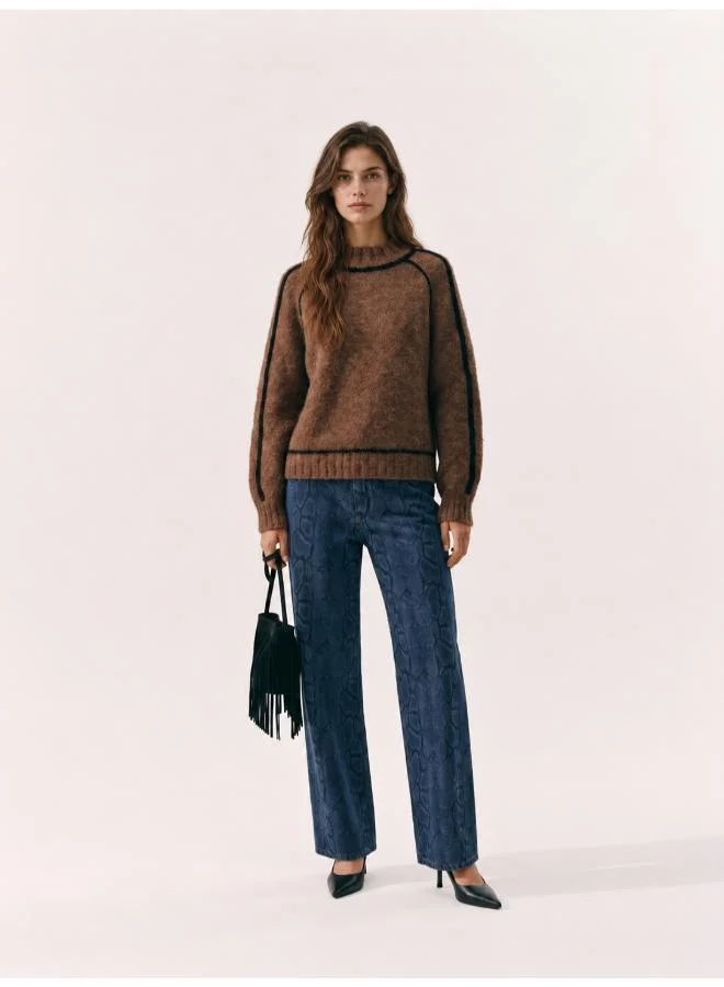 Vero Moda Fatine Long Sleeve Highneck Pullover Sweater