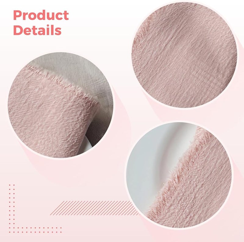 Cotton Denim Napkins Set of 12 Fringed Edges 16 5x16 5 Inches Boho Dining - Image 5