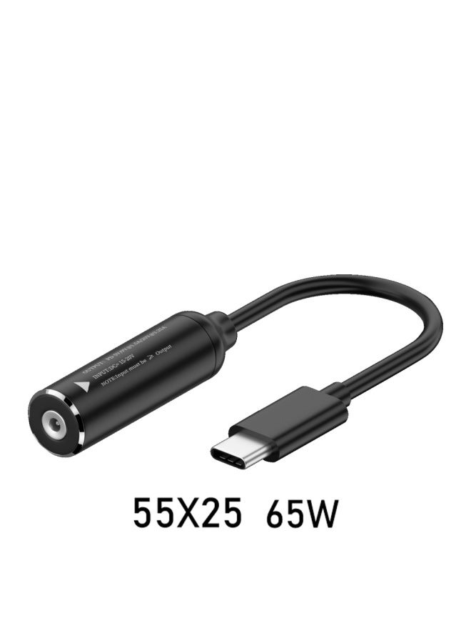Dc Power Port Conversion Type-c Charging Pd65w Is Suitable For Dc Bus To C Male Transfer Extension Line 5v/9v/20v - Image 1
