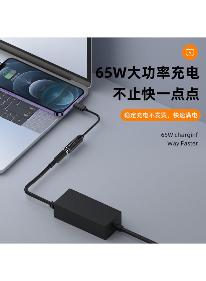 Dc Power Port Conversion Type-c Charging Pd65w Is Suitable For Dc Bus To C Male Transfer Extension Line 5v/9v/20v - Image 2