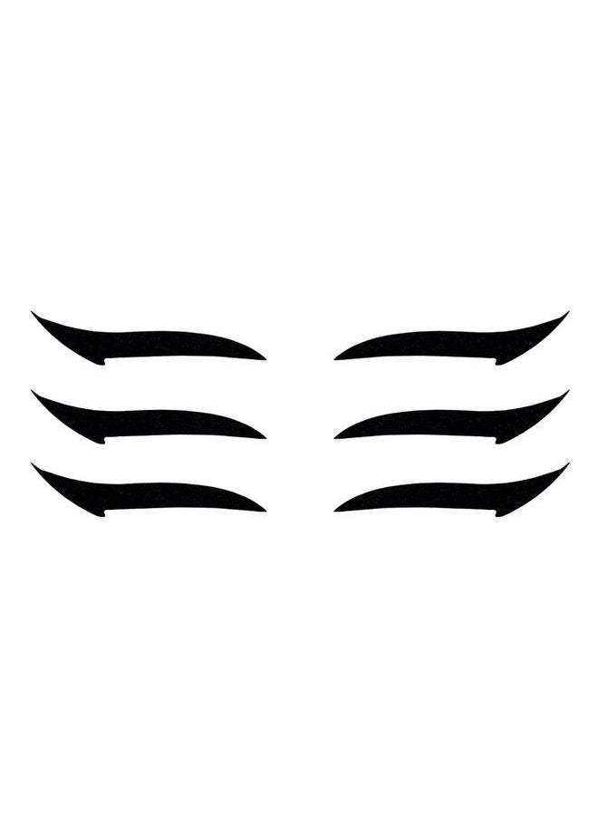 Comet Busters - Matte Black Eyeliner Stickers (Eye055) - Image 1
