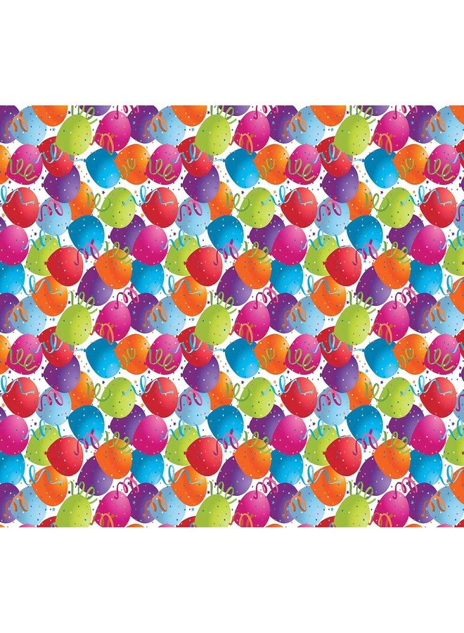 Jillson Roberts 20" x 30" Printed Birthday Gift Tissue, Balloon White (48 Folded Sheets) - Image 3