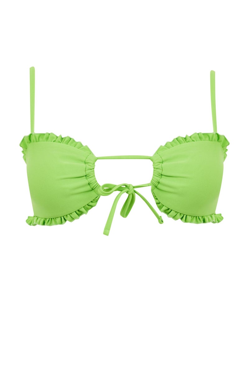 Woman Fall in Love Regular Fit Bikini Top