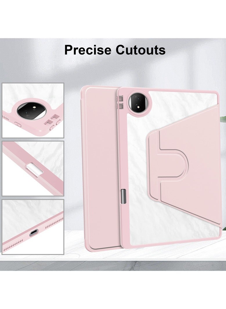 general Rotating Case for Huawei Honor Magic Pad 2 12.3 inch with Pencil Holder,360 Degree Rotation Protective Stand Smart Tablet Slim Hard Shell Folio Cover Clear Back with Auto Wake/Sleep - Image 3