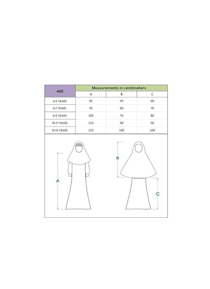 Elanesa  - Ruffle Prayer Set For Children Pink Color - Image 1