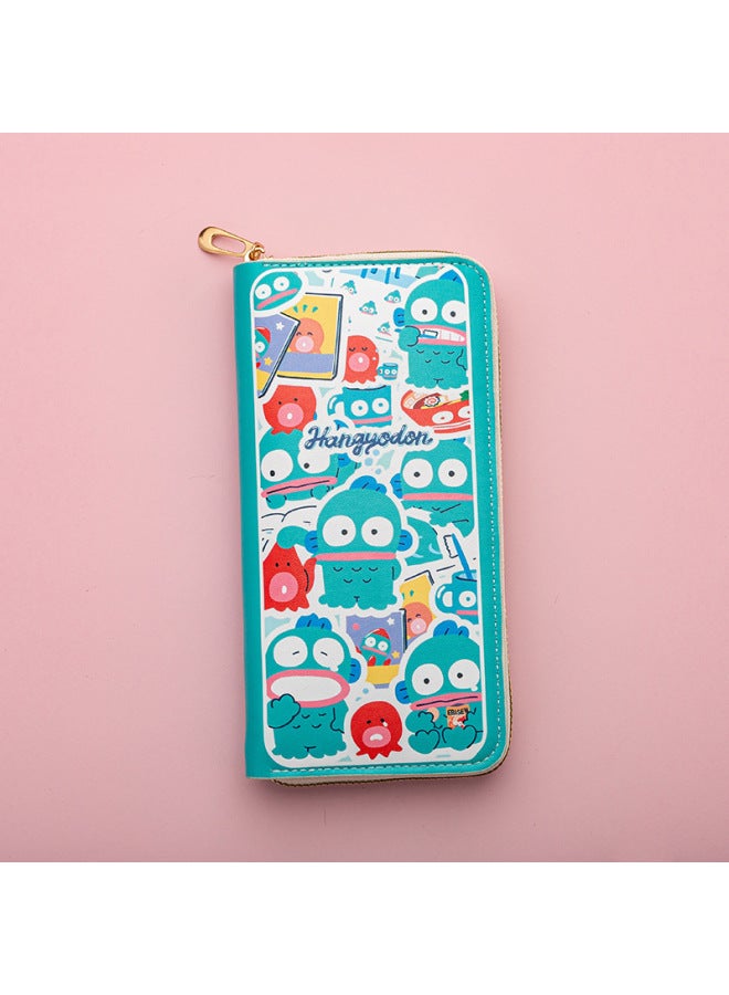 Long Wallet Women's Cartoon New Large-capacity Mobile Phone Wallet Zipper Card Bag Storage Bag Clutch Bag