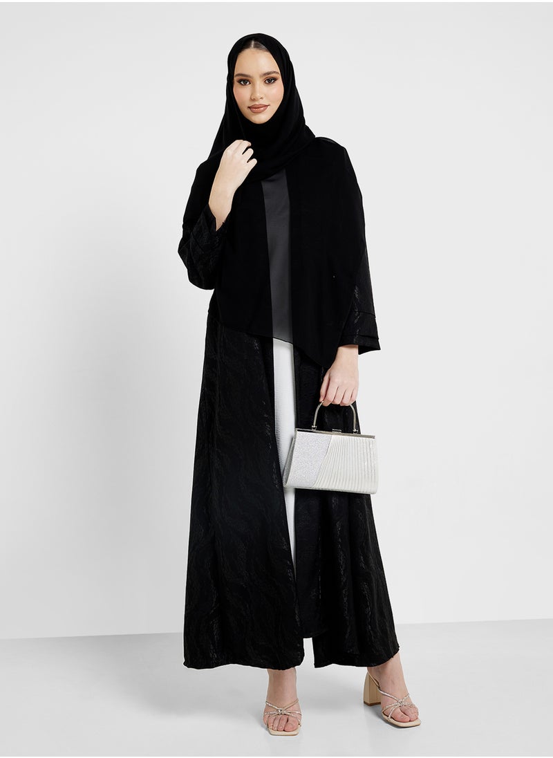 hayas closet Collared Flared Sleeve Abaya  - Image 5