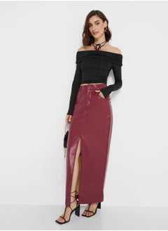 Ginger Off Shoulder Gather Detail Top  - Image 4