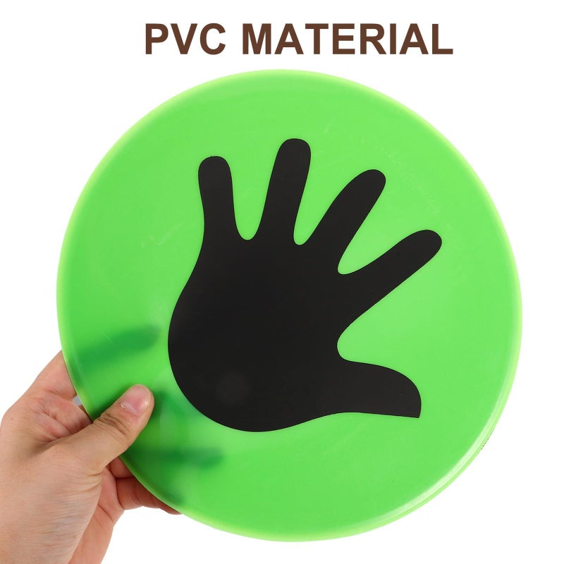 Green Palm Floor Markers 23cm Soccer Training Discs For Agility Drills Football Practice - Image 5