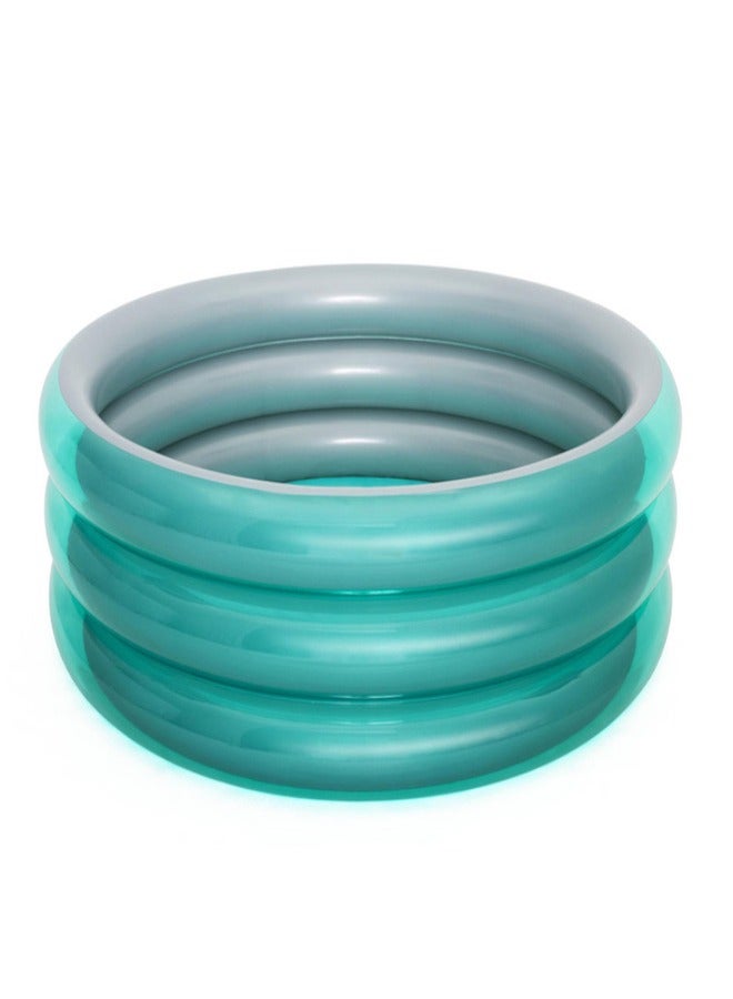 بست واي بيست واي حوض سباحة كبير ميتاليك 3 حلقات 201X53 سم -26-51043 - Image 3