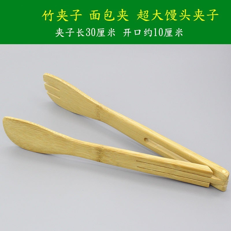Food Clips, Large Cake Clips, Barbecue Steamed Buns, Bamboo Clips, Non-, Timeless Bamboo Sesame Cake Clips, Bamboo Clips - Image 3
