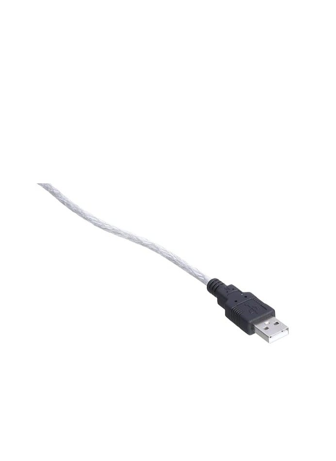 Keendex 1665 usb 2.0 cable to devices with rs232 serial port, 1.5 meter - silver
