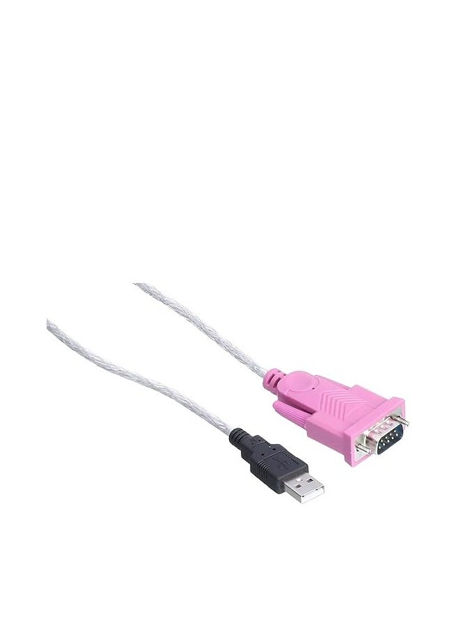 Keendex 1665 usb 2.0 cable to devices with rs232 serial port, 1.5 meter - silver