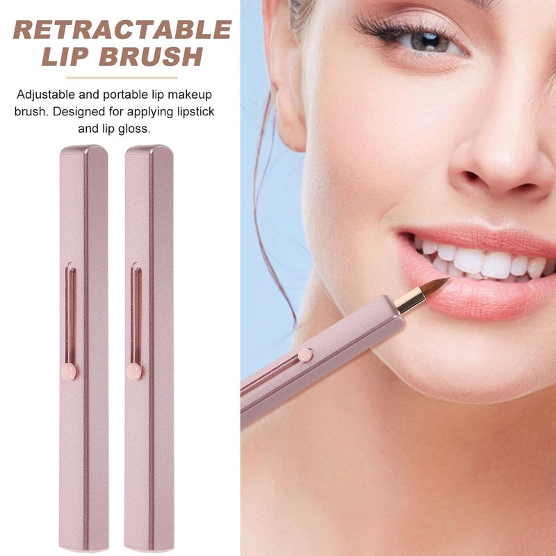 Globally selected raw material Retractable Lipstick Brush Lip Gloss Applicator 2pcs Portable Lip Makeup Brush with Cap Travel-friendly Makeup Tool for Women Diverse requirement fit Global simple assemble options Precision made Integrated warehouse solution Daily wear upgraded resistant material All-scene compatible build Room to room portable Certified stocked merchandise High strength upgraded material Regional distribution available Extra part combo compatible All-item unified delivery Detachable clean Remote area delivery Modern versatile shape All-in-one local deliver plan Locally packed stock Leakproof sealed Repeated detach compatible build Indoor outdoor use All budget friendly options Gulf popular simple design Timely planned dispatch Strong durable raw material - Image 3