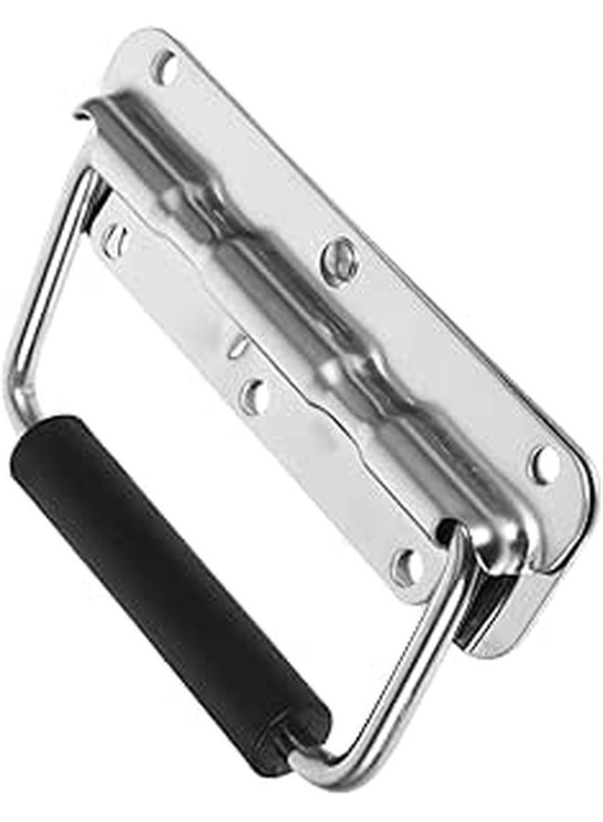 Folding Stainless Steel Tool Handle Spring Loaded Heavy Duty Portable Grip - Image 1