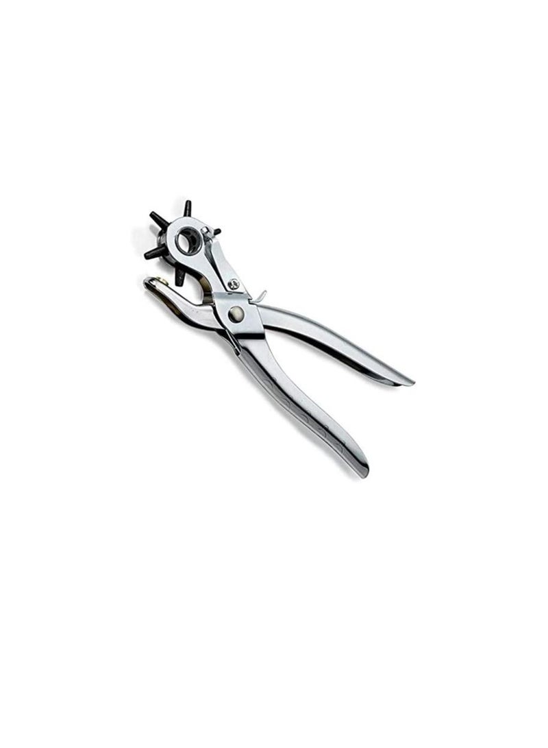Leather Belt Hole Punch Plier Eyelet Puncher Revolve Sewing Machine Bag Setter Tool Watchband Strap Household leathercraft  - Image 1