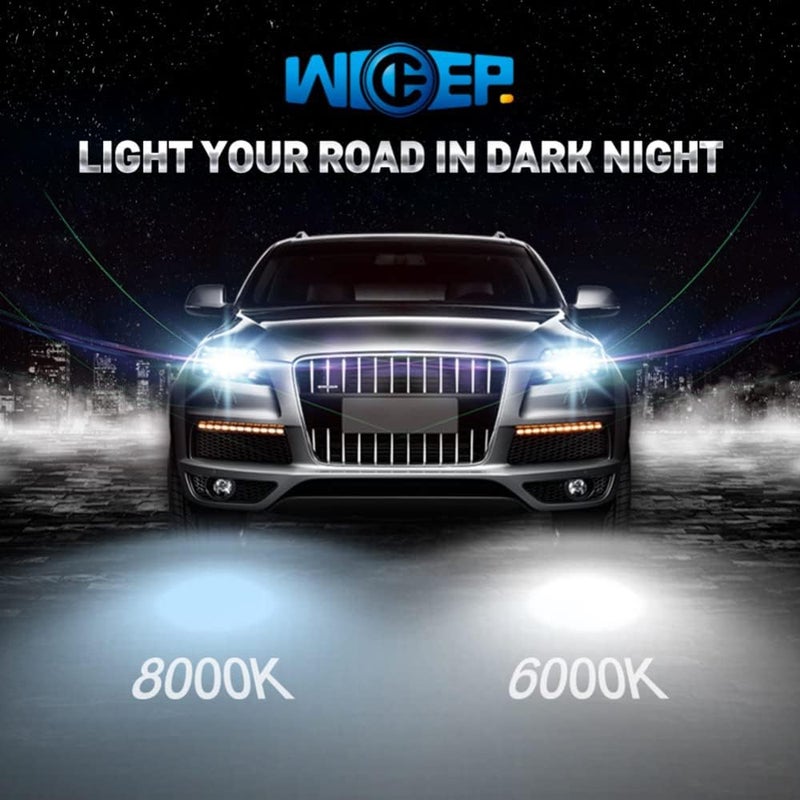 Wideep D3S Xenon HID Headlight Bulbs, 6000K 35W, 2 Pcs - Image 3
