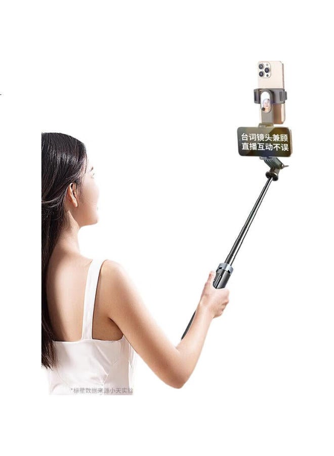 Xiaotian Mobile Prompter Stand Live Special Tripod Portable Selfie Stick Ground Outdoor Selfie Artifact Handheld Universal Bracket Vlog Shooting Mobile Phone Stand - Image 2