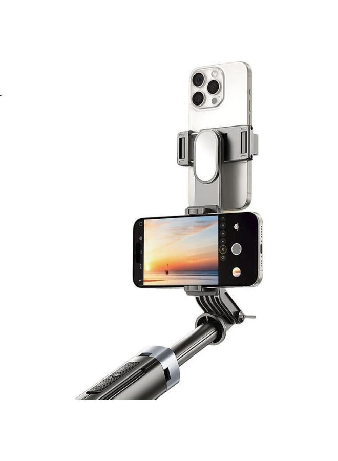 Xiaotian Mobile Prompter Stand Live Special Tripod Portable Selfie Stick Ground Outdoor Selfie Artifact Handheld Universal Bracket Vlog Shooting Mobile Phone Stand - Image 3