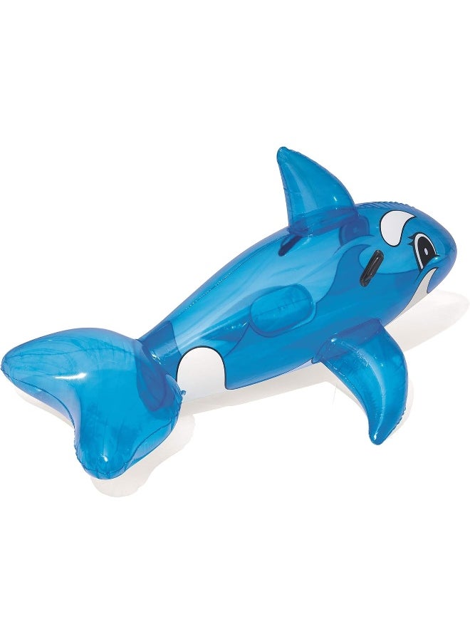 Bestway - Bestway Assorted Inflatable Whale Ride-on, Multi-Colour, 62 x 37 in - Image 1