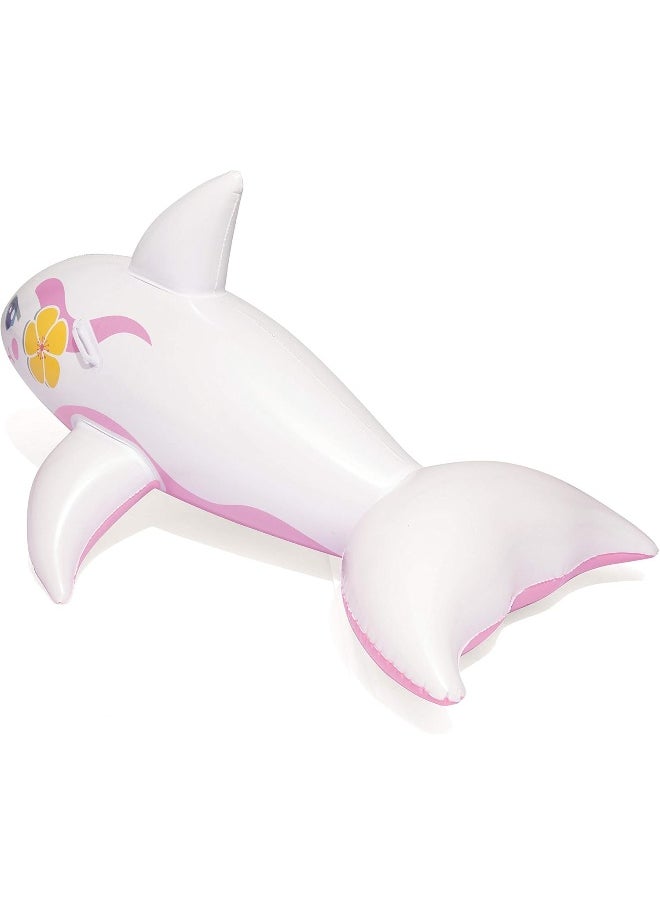 Bestway - Bestway Assorted Inflatable Whale Ride-on, Multi-Colour, 62 x 37 in - Image 1