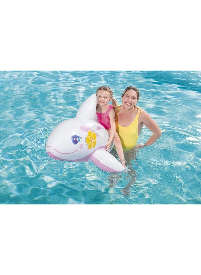 Bestway - Bestway Assorted Inflatable Whale Ride-on, Multi-Colour, 62 x 37 in - Image 1