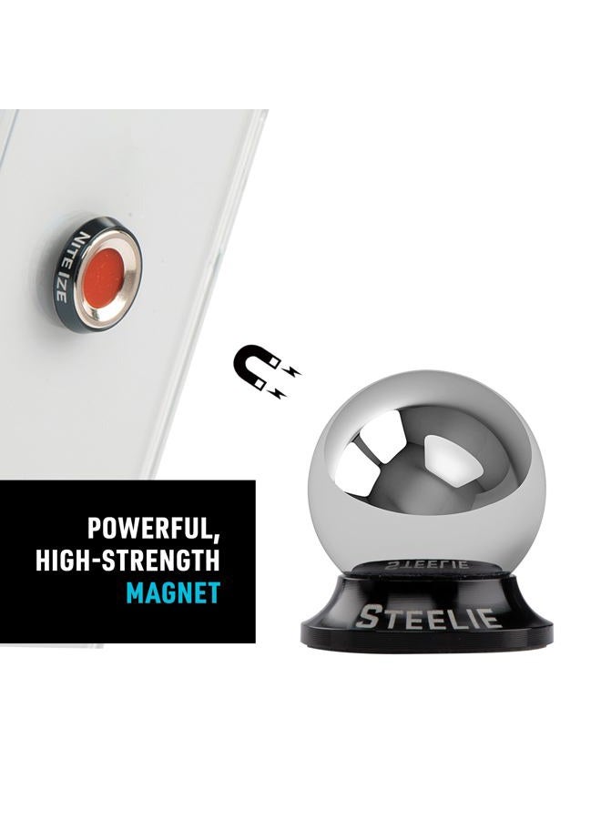 NITE IZE Steelie Original Dash Kit - Magnetic Phone Mount for Car Dashboard - Car Phone Holder with Strong Steelie Magnet & 3M VHB Adhesive - Image 4