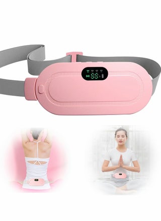 Portable Cordless Heating Pad, Electric Waist Belt Device, Fast Pad with 3 Heat Levels and 4 Massage Modes, Back or Belly for Women Girl(Pink) - pzsku/ZF17F584DECB7E740BC5DZ/45/_/1683260271/11520607-bbef-408b-96d1-585c06f1e201