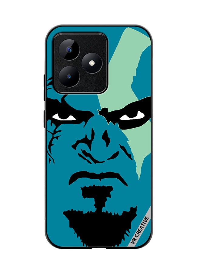 VR CREATIVE Protective Case Cover For Realme C53 Face God Of War Design Multicolour - Image 1